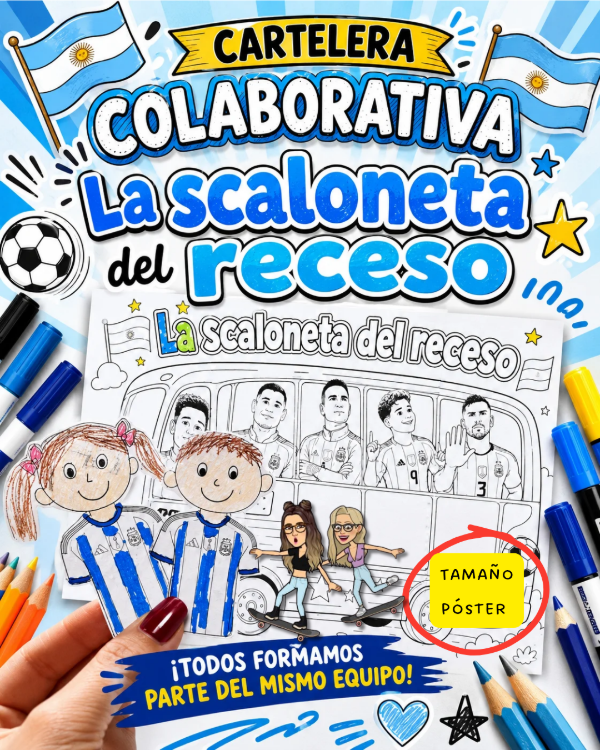 Producto - CARTELERA COLABORATIVA. LA SCALONETA DEL RECESO