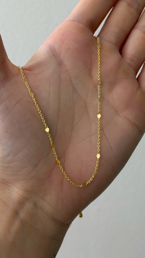 Producto - Cadena detallitos int 40 a 45cm ORO LAMINADO - 0