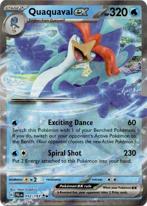 Producto - Quaquaval ex - 052/193 - Paldea Evolved - Holo