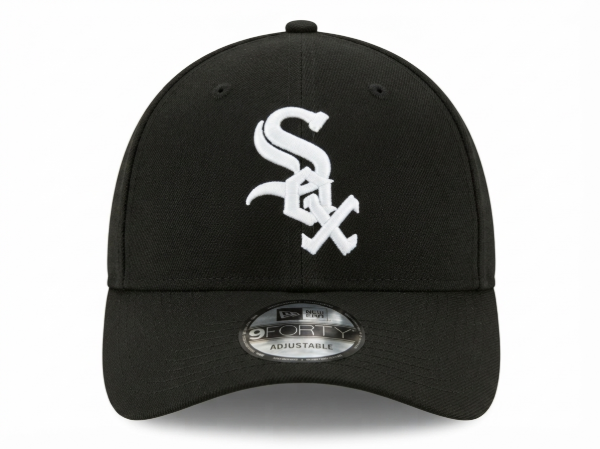 Producto - Gorra BASEBALL curva sox negra logo blanco