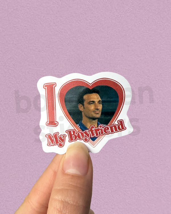 Producto - I LOVE SCALONI - Sticker Individual de Lionel Scaloni