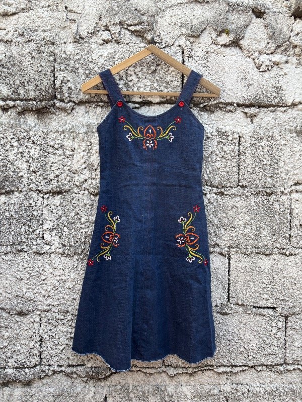 Producto - vestido vintage DENIM bordado