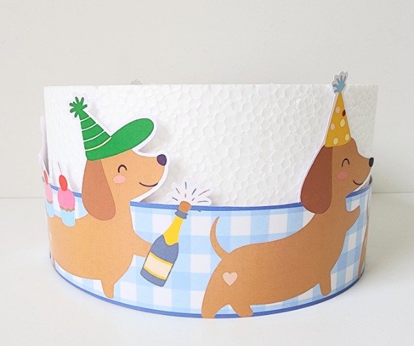 Producto - Perro Salchicha Guarda para Decorar Torta - 4