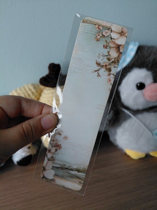 Producto - Señalador literario - Vintage con flores #012