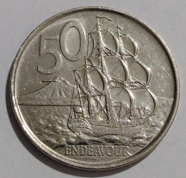 Producto - Nueva Zelanda 50 centavos 2006 - 0