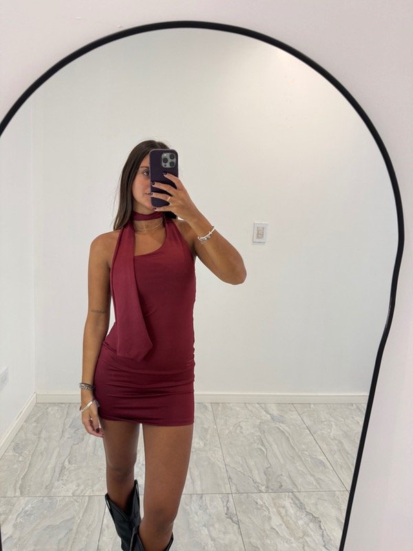 Producto - vestido glow bordo
