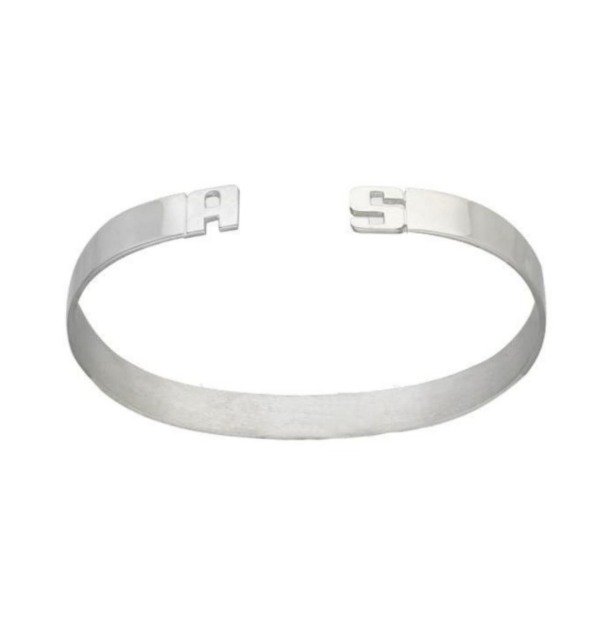 Producto - Pulsera cinta doble inicial