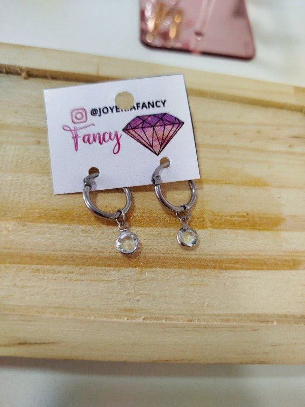 Producto - Argollitas mini cristal