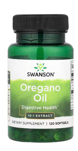 Producto - Swanson, Aceite de orégano, 120 cápsulas blandas (150 mg por cápsula blanda)