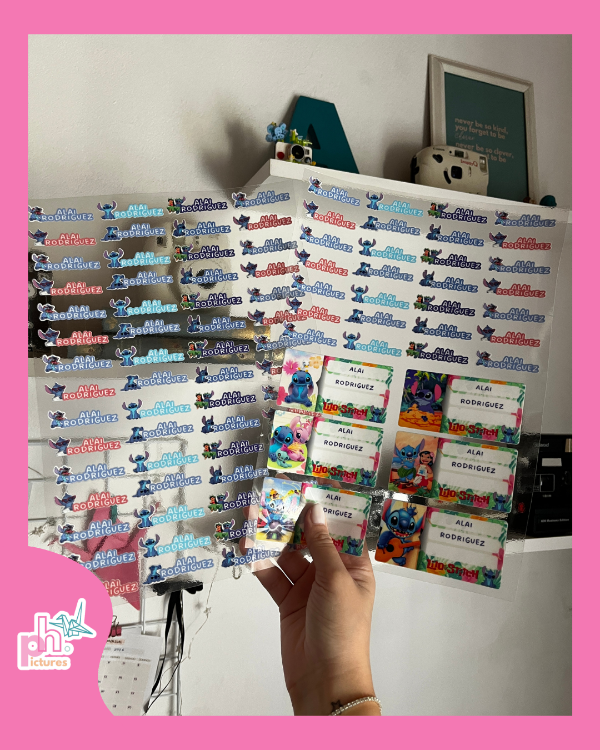 Producto - etiquetas escolares para lapices y cuadernos - 0