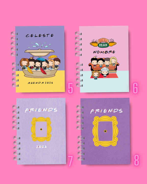 Producto - AGENDA FRIENDS - semana a la vista - 2