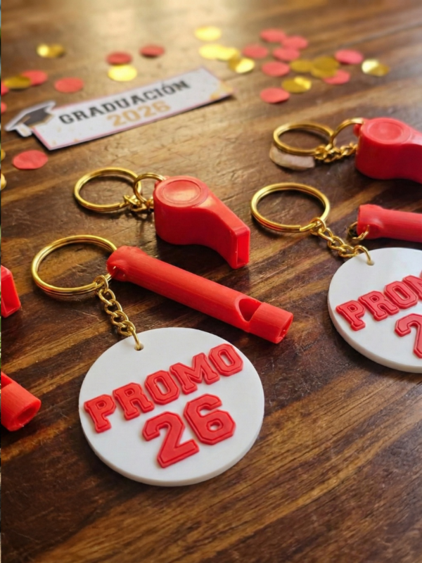 Producto - LLaveros UPD Promo 2026 con Silbato x 20 unidades