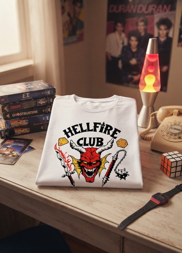 Producto - Remera Mujer Stranger Things Hellfire Club