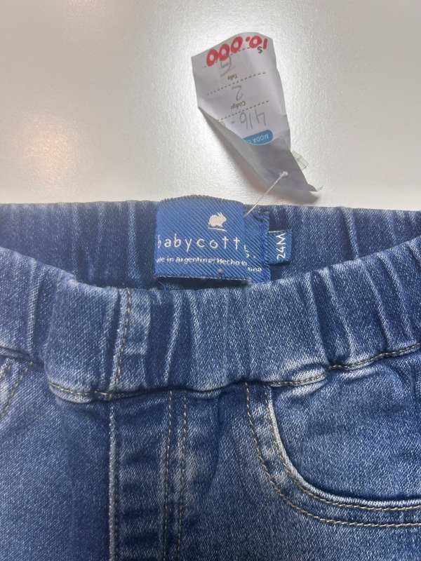 Producto - Jean azul con cintura elástica Babycottons - 3