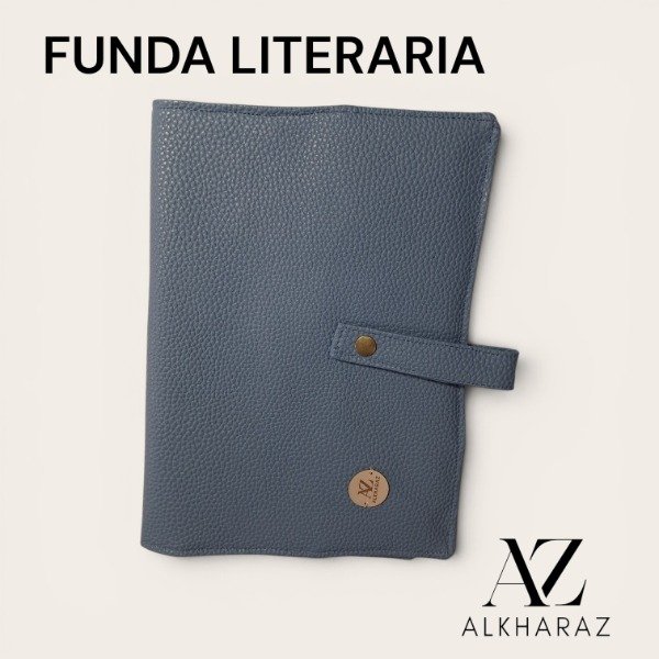 Producto - FUNDA LITERARIA FANCY - AZUL AEREO