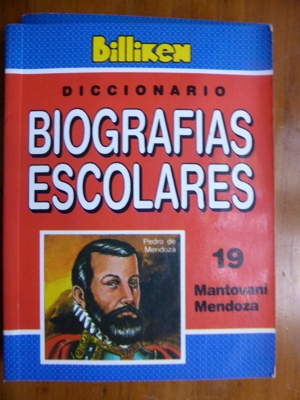 Producto - Diccionario Biografias Escolares N 19 - Billiken - MANTOVANI - MENDOZA
