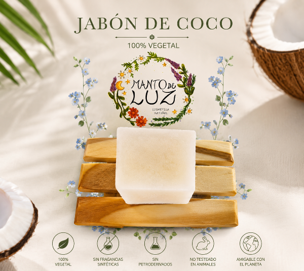 Producto - JABÓN DE COCO vegetal 100 por ciento