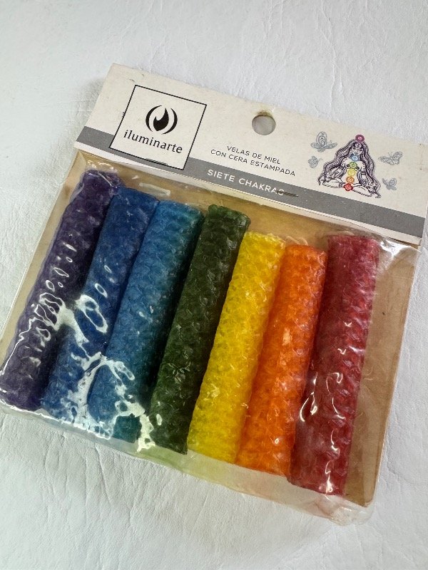 Producto - Velas de Miel 7 Chakras Pack x7