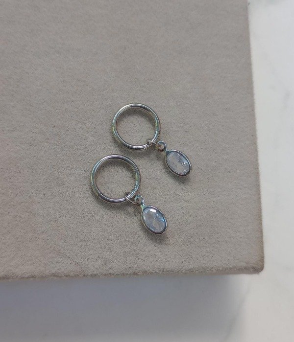 Producto - Argollitas con Bisagra y Cubic - Óvalos