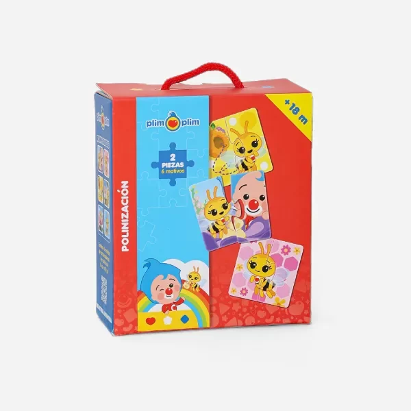 Producto - 6 Rompecabezas de plim plim de dos piezas "Polinización"