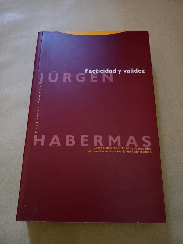 Producto - Facticidad y validez - Jürgen Habermas - Trotta 1998
