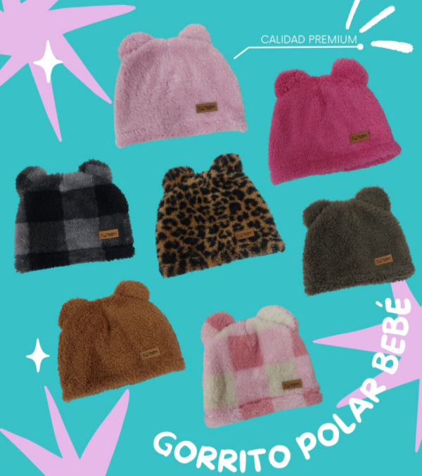 Producto - Gorro peluche bebe