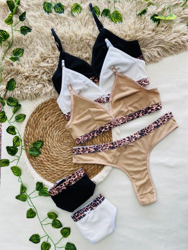 Producto - ART 222 - DOCENA (Conj bralette morley elastico print)