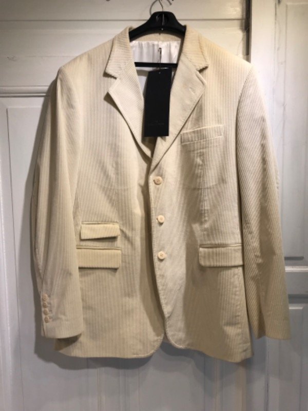 Producto - Saco ETIQUETA NEGRA corderoy crudo nuevo c/etiqueta- Talle/L- PRECIO: 200x