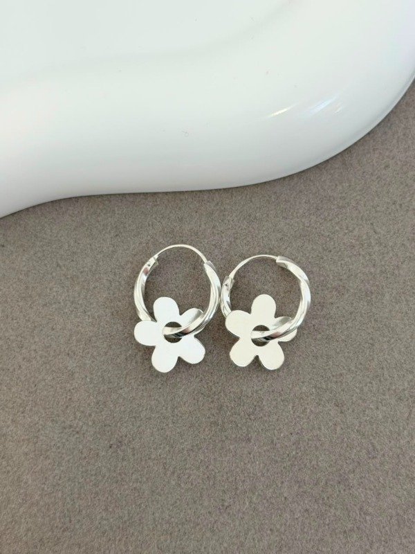 Producto - Aros flor 2 en 1