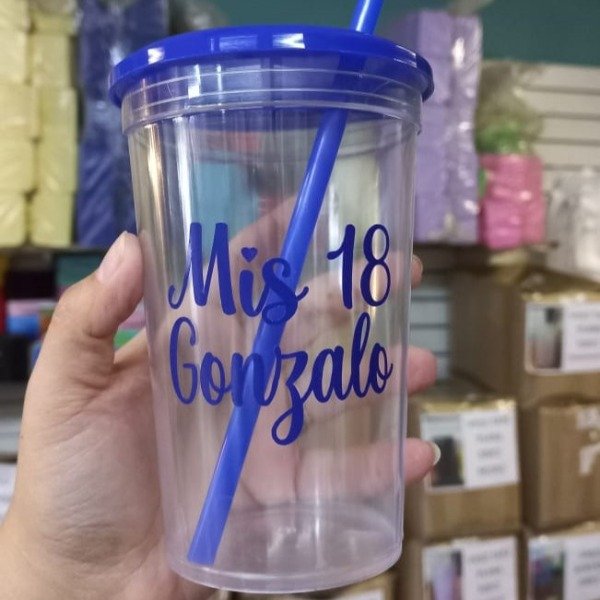 Producto - Vasos Acrilico 500cc PERSONALIZADO