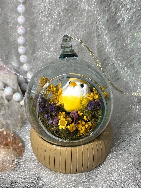 Producto - Bioma decorativo pajarito Amarillo