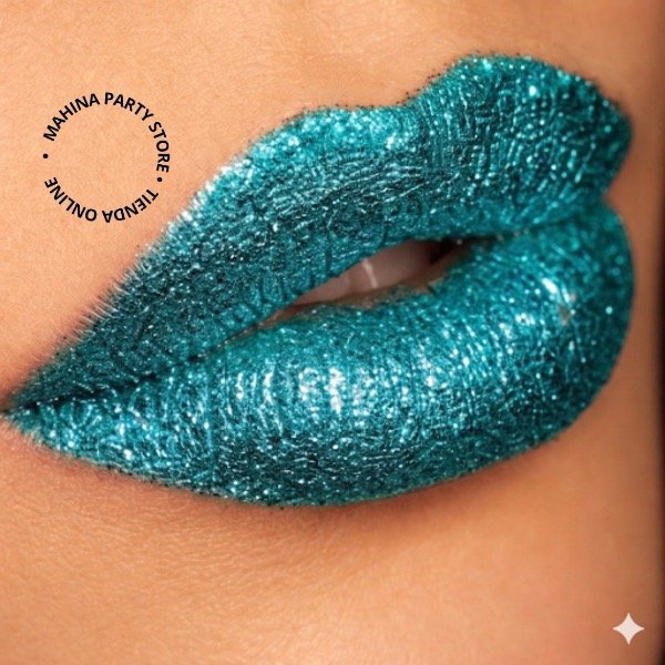 Producto - Labial turquesa glitter
