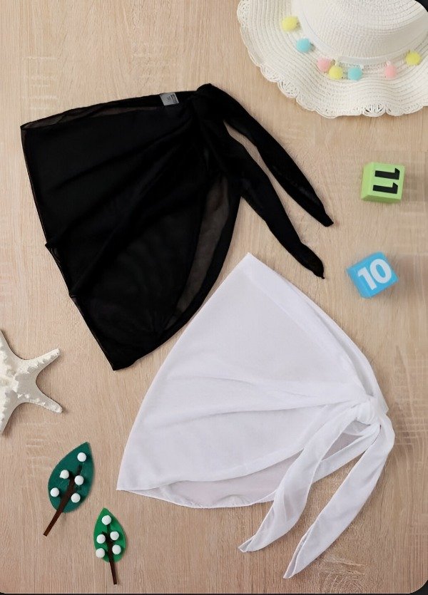 Producto - Pollera con nudo tipo pareo (MICROTUL)