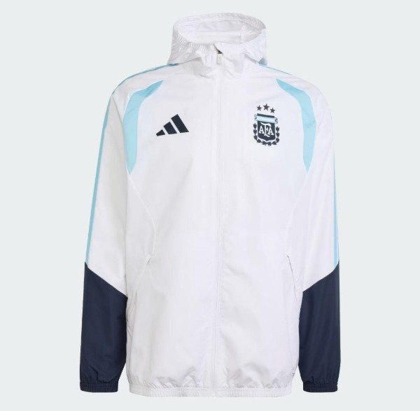 Producto - CAMPERA AFA FRIZADA 2026 BLANCA + CONJUNTO OPCIONAL