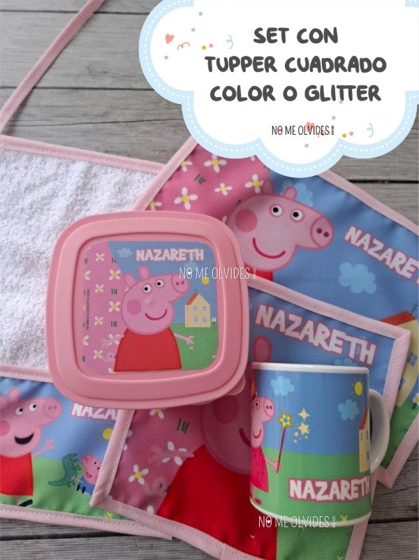 Producto - Set de Jardín Con tapper color o glitter
