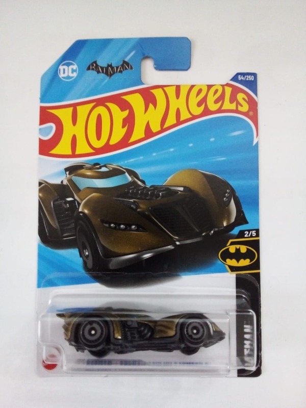Producto - Batman Arkham Asylum Batmobile 2/5 Dorado - Hot Wheels