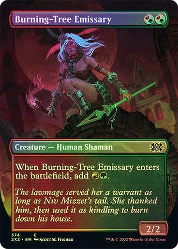 Producto - Burning-Tree Emissary (Borderless Foil)