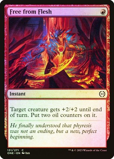 Producto - Free from Flesh Foil  Phyrexia: All Will Be One