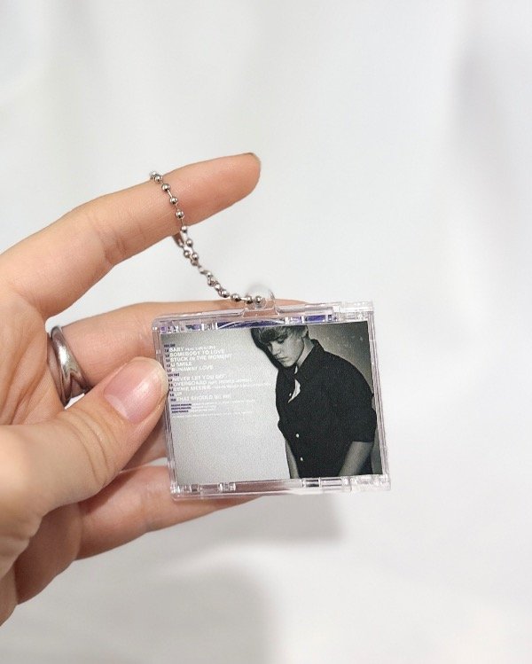 Producto - Llavero Mini Cd MY WORLD Justin Bieber con NFC - Llaveros - 3