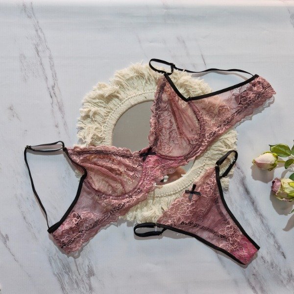 Producto - Conjunto Puntilla y less - talle 90