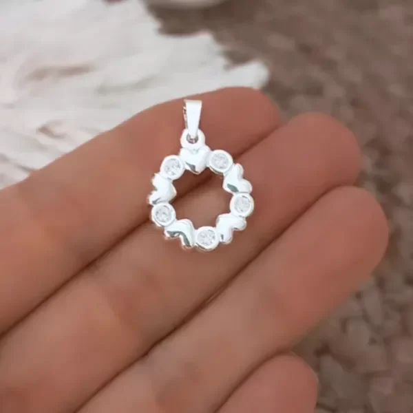 Producto - DIJE ROSCA CUBIC BLANCO cod 4