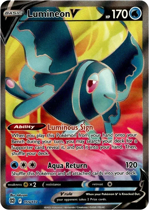 Producto - Lumineon V Full Art - 155/172 - Brilliant Stars - Holo