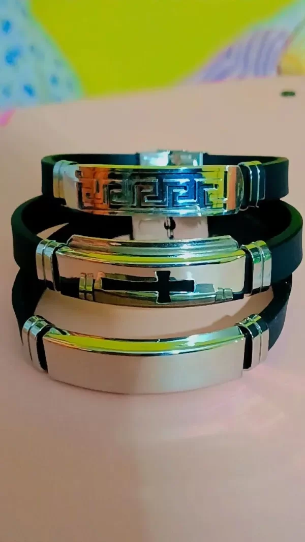 Producto - Pulsera hombre silicona