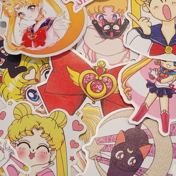 Producto - stickers SAILOR MOON surtidos x5 unidades