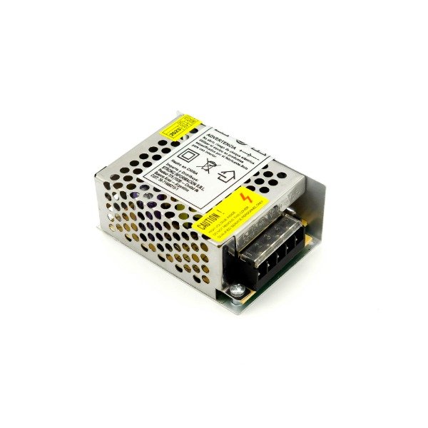 Producto - FUENTE METALICA PARA ILUMINACION Y SEGURIDAD 12V 2A