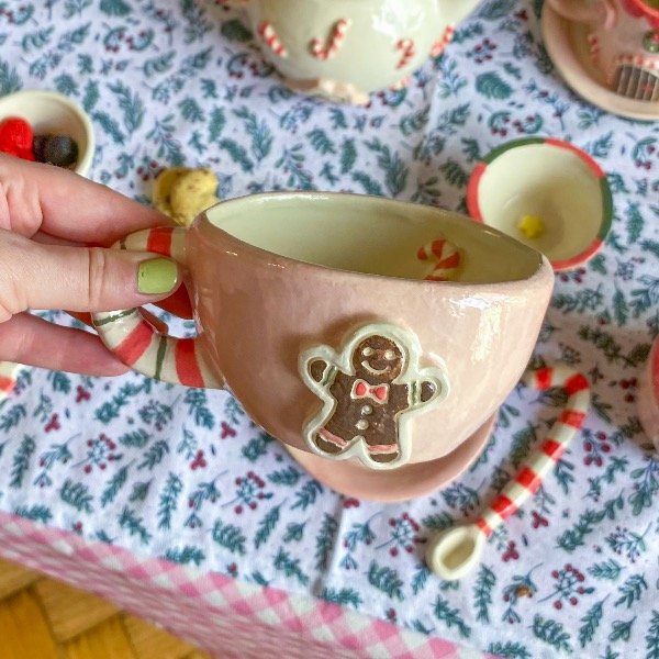 Producto - Taza de té galleta de jengibre