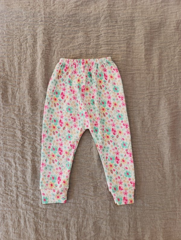 Producto - 1-3 MESES  - Pantalón de algodón - Florcitas