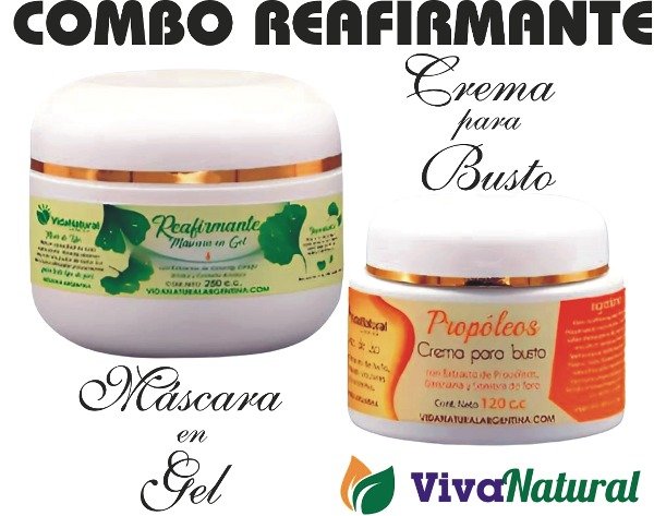 Producto - MÁSCARA GEL REAFIRMANTE y CREMA PARA BUSTO EL COMBO PERFECTO