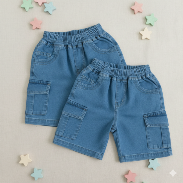 Producto - Short de Jean Cargo Bebé