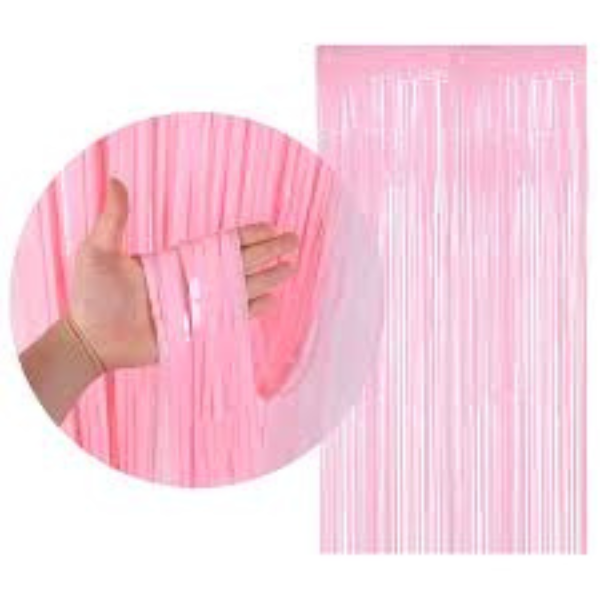 Producto - Cortina rosa pastel mate